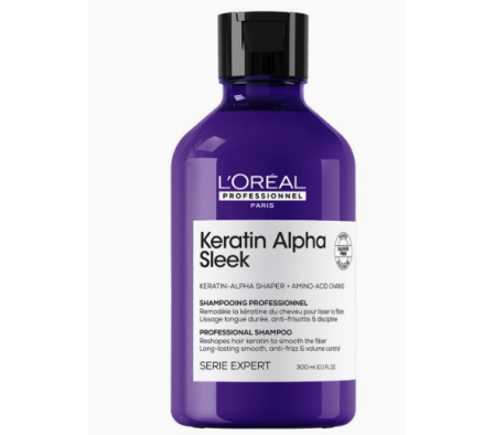 LOREAL PROFESSIONAL KERATIN ALPHA SLEEK SHAMPOO 300ml
