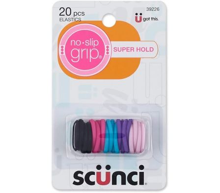 JUEGO DE 20 GOMAS PARA EL CABELLO