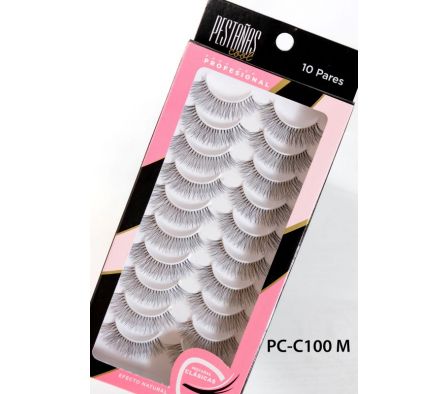 PESTAÑAS COOL  (M) X 10 PARES REF:PC-C100