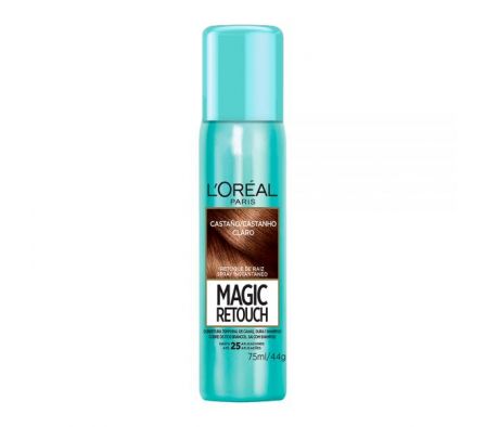 LOREAL MAGIC RETOQUE DE RAIZ SPRAY  #Castaño Claro