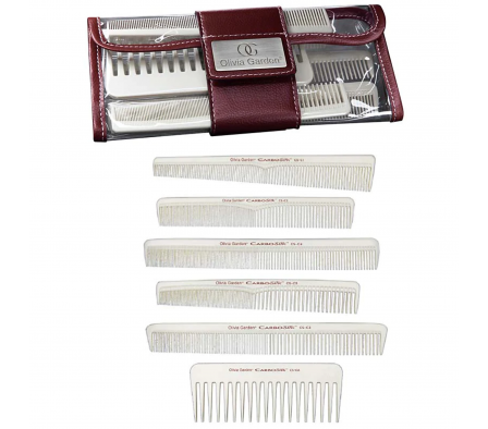 OLIVIA GARDEN SET DE PEINES CARBOSILK 6PC-730