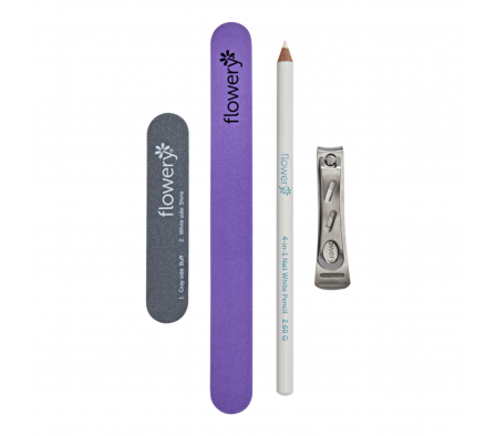 FLOWERY - 457 NATURAL FRENCH MANI KIT