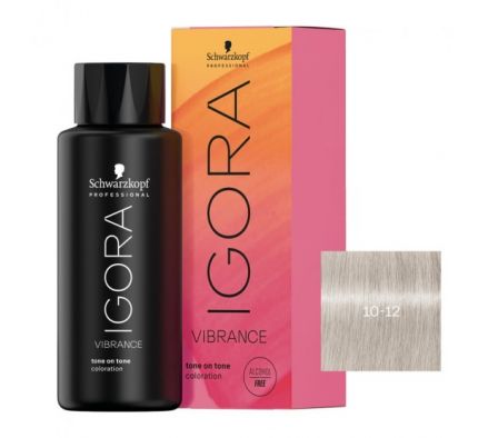 IGORA VIBRANCE 10-12 60ML RUBIO PLATINO CENIZA HUMO 
