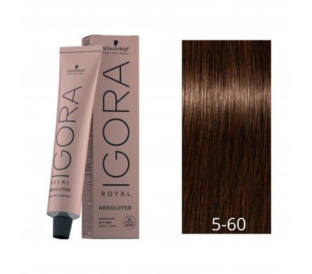 IGORA ABSOLUTE CASTAÑO CLARO/MARRON NATURAL N° 5-60  