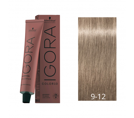 IGORA COLOR 10 RUBIO MUY CLARO CENIZA N° 9-12
