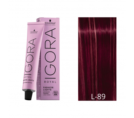 IGORA FASHION LIGHTS ROJO VIOLETA N° L-89