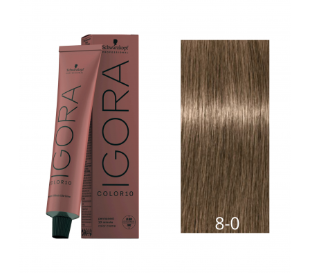 IGORA COLOR 10 RUBIO CLARO N° 8-0