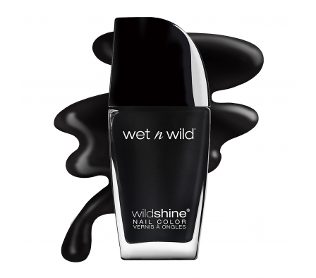 WET N WILD ESMALTE WILDSHINE CREMA NEGRA (BLISTER)