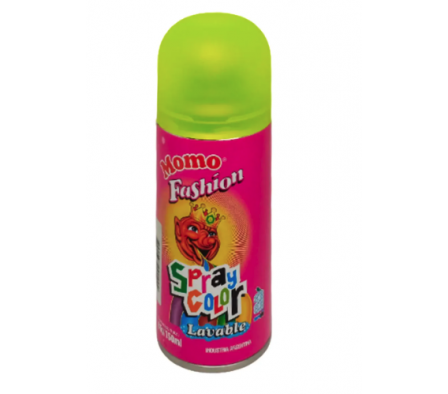 SPRAY DE COLOR PARA PELO MOMO COLOR AMARILLO 85 Gr