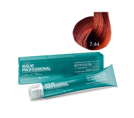 ISSUE NATURAL SHINE RUBIO COBRIZO PROFUNDO  Nº7.44 70ml