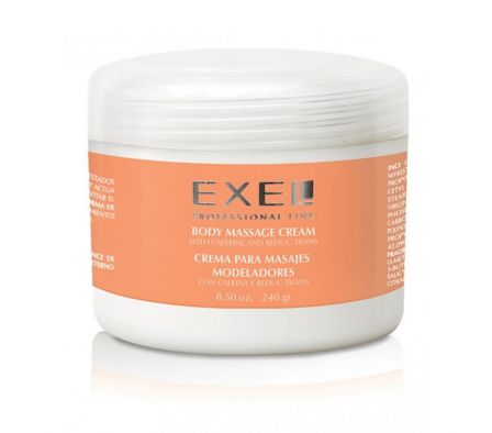 EXEL CREMA  P/ MASAJE REDUCTOR CON CAFEINA 500G