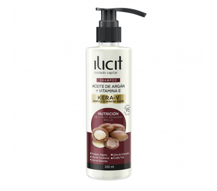 ILICIT SHAMPOO KERA-V ACEITE DE ARGAN 350ml