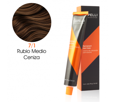 CAPELLI TINTE NRO 7-1 RUBIO MEDIO CENIZA 70GR