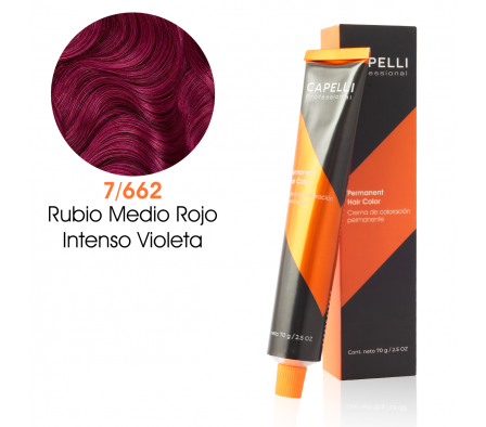 CAPELLI TINTE NRO 7-662 RUBIO MEDIO ROJO 70GR
