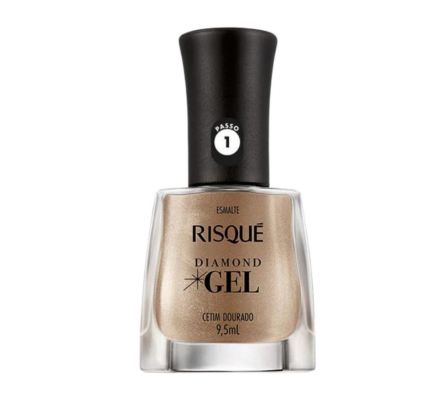 RISQUE GEL CETIM DOURADO 9.5ml
