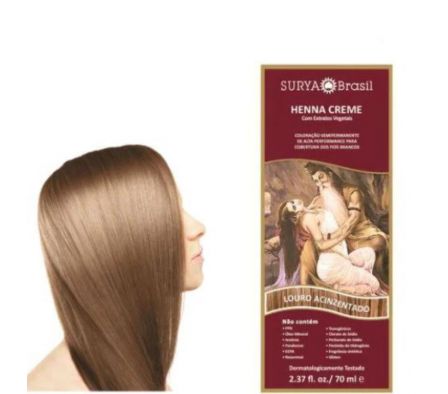 SURYA HENNA CR.  RUBIO CENIZA  70ml