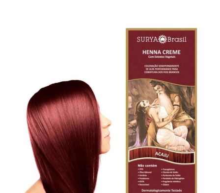 SURYA HENNA CR. ACAJU/CAOBA -70ml