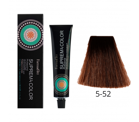 SUPREMA COLOR CASTAÑO CLARO CHOCOLATE CAOBA N° 5-52 