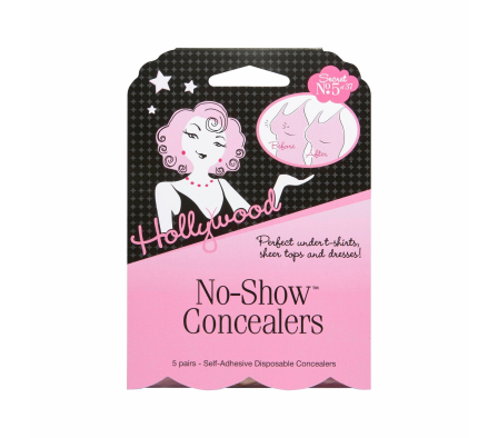 HOLLYWOOD FASHION SECRETS CUBRE PEZON DE PAPEL DESECHABLE 5 PARES