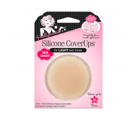 HOLLYWOOD FASHION SECRETS CUBRE PEZON SOLICONADO -CLARO