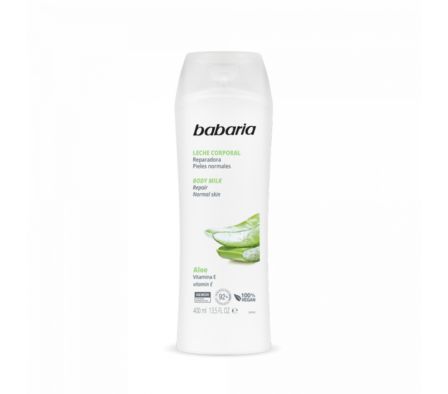 BABARIA LECHE CORPORAL  ALOE & VIT E 400ml